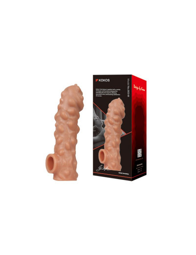Насадка на фаллос с крупными бугорками EXTREME SLEEVE - 15,6 см.