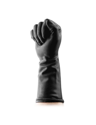 Черные латексные перчатки для фистинга Fisting Gloves