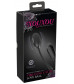 Черное виброяйцо с электростимуляцией Vibrating E-Stim Love Ball