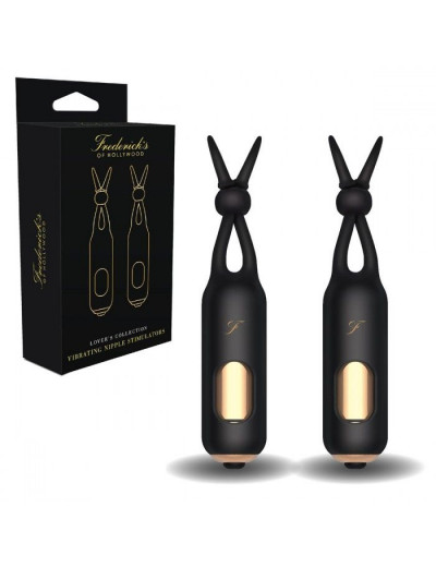 Черные вибростимуляторы для массажа сосков Vibrating Nipple Stimulators