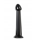 Черный фаллоимитатор Jelly Dildo M - 18 см.