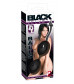 Чёрные вагинальные шарики с сердечками BLACK VELVETS