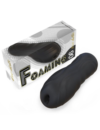 Чёрный мастурбатор Foaming Eve Dolls