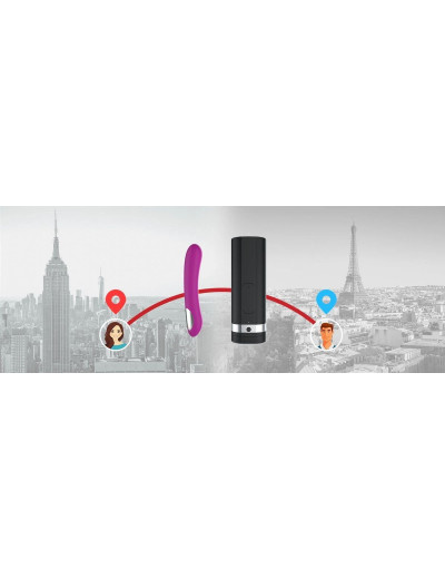 Набор для секса на расстоянии: мастурбатор Onyx+ и вибратор Pearl 2