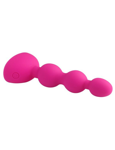 Розовый анальный вибростимулятор Anal Beads S - 14,5 см.
