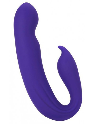 Фиолетовый вибратор G-Spot Dual Stimulator with Rolling Ball - 17,1 см.