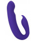 Фиолетовый вибратор G-Spot Dual Stimulator with Rolling Ball - 17,1 см.