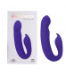 Фиолетовый вибратор G-Spot Dual Stimulator with Rolling Ball - 17,1 см.