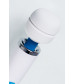 Белый вибромассажёр Magic Wand Europe - 31,5 см.