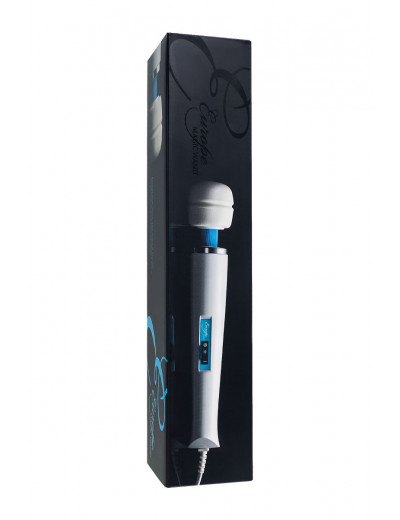 Белый вибромассажёр Magic Wand Europe - 31,5 см.