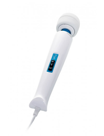 Белый вибромассажёр Magic Wand Europe - 31,5 см.