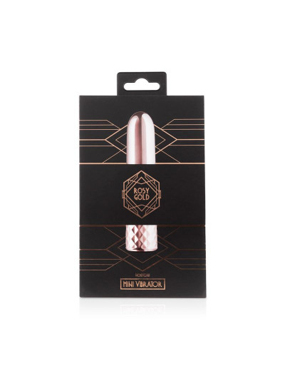 Розовый перезаряжаемый мини-вибратор Mini Vibrator - 9,5 см.