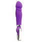 Фиолетовый вибратор ALICE 20-Function Penis Vibe - 17,5 см.