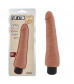 Кофейный вибратор-реалистик Flirtation - 24 см.