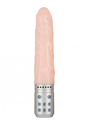 Вибратор телесного цвета Sixth Sense Cyber Vibe Flushy - 24,5 см.