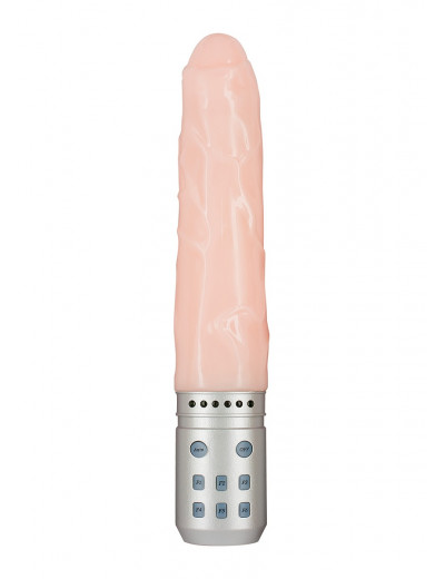 Вибратор телесного цвета Sixth Sense Cyber Vibe Flushy - 24,5 см.