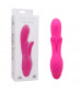 Розовый вибратор INDULGENCE Frolic Bunny - 18,5 см.