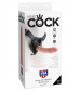 Телесный страпон на трусиках Strap-on Harness Cock - 20,3 см.