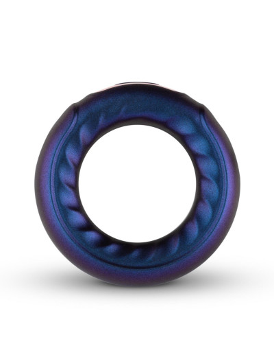 Фиолетовое эрекционное виброкольцо Saturn Vibrating Cock/Ball Ring