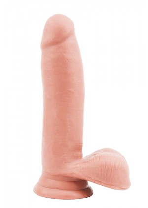 Телесный фаллоимитатор-реалистик Dual Density Dildo - 17,5 см.