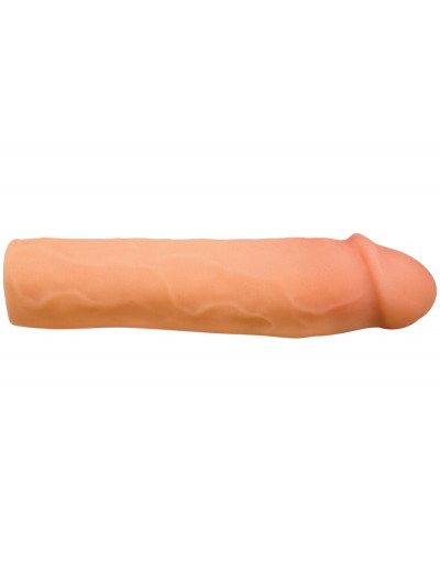 Реалистичная насадка-удлинитель Wildfire Celebrity Series Tommy Gunn Power Suction CyberSkin Penis Extension - 22 см.
