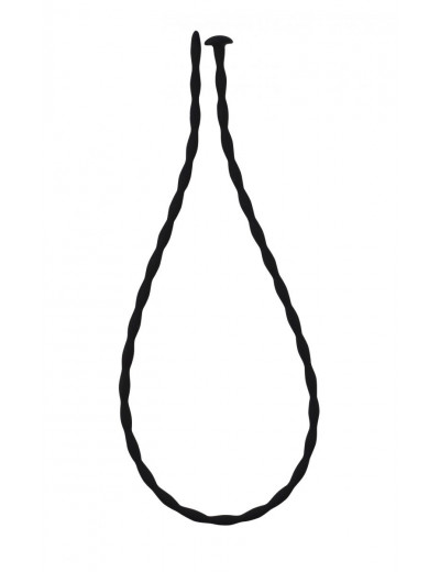 Силиконовый уретральный массажер Wavy Urethral Plug Small - 30 см.