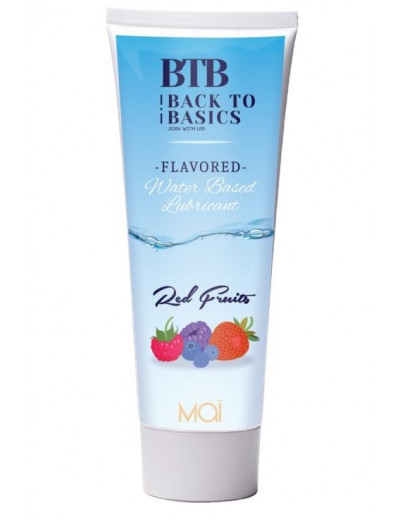 Лубрикант на водной основе BTB Water Based Lubricant с ягодным ароматом - 75 мл.