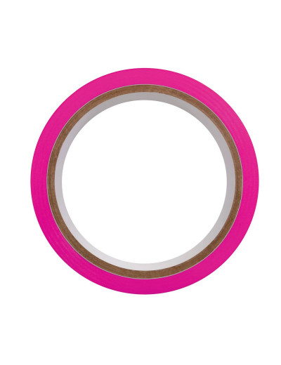 Розовая лента для бондажа Pink Bondage Tape - 20 м.
