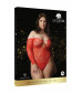 Пикантное боди Wonder Rhinestone Bodysuit с длинными рукавами