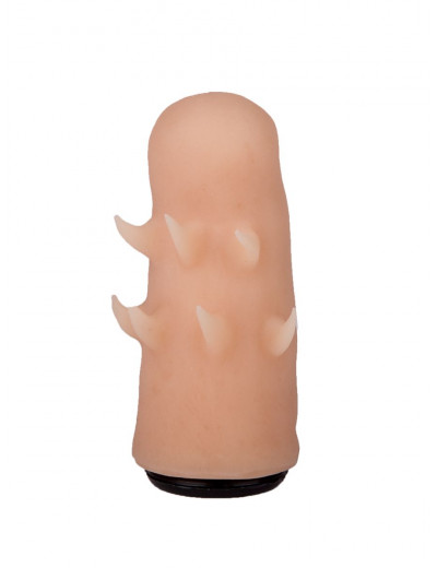 Черный пояс-трусики с двумя насадками Soft-Dolli - 16,5 и 10,5 см.
