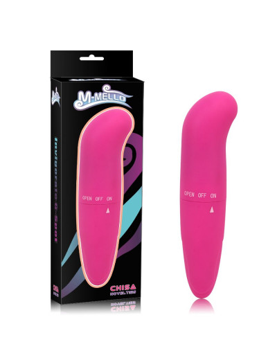 Розовый мини-вибратор точки G M-Mello - 12 см.