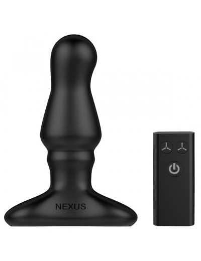 Черный вибростимулятор простаты Nexus Bolster - 12,3 см.