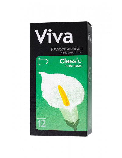 Классические презервативы VIVA Classic - 12 шт.