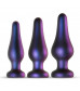 Набор из 3 фиолетовых анальных пробок Comets Butt Plug Set