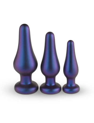 Набор из 3 фиолетовых анальных пробок Comets Butt Plug Set