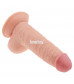 Телесный фаллоимитатор-реалистик 7.5  The Ultra Soft Dude - 18 см.