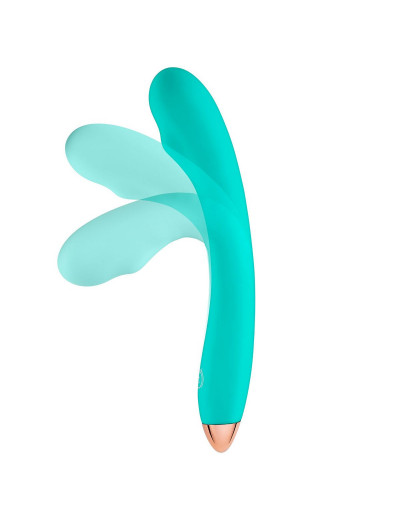 Зеленый гибкий вибратор Cloud 9 G-Spot Slim Flexible Vibrator - 16 см.