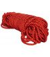 Красная веревка для связывания BDSM Rope - 30 м.