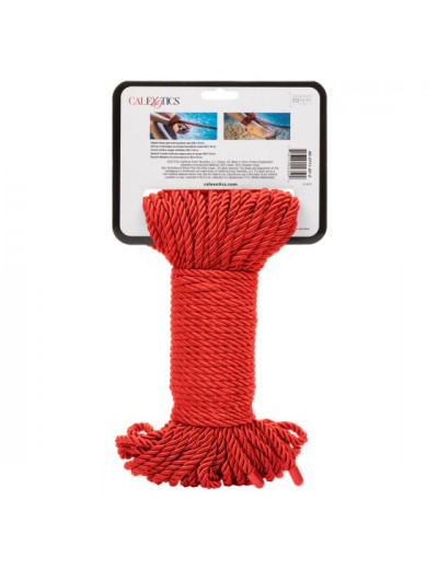 Красная веревка для связывания BDSM Rope - 30 м.