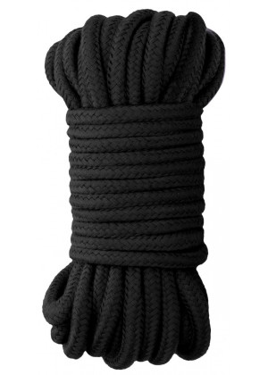 Черная веревка для бондажа Japanese Rope - 10 м.