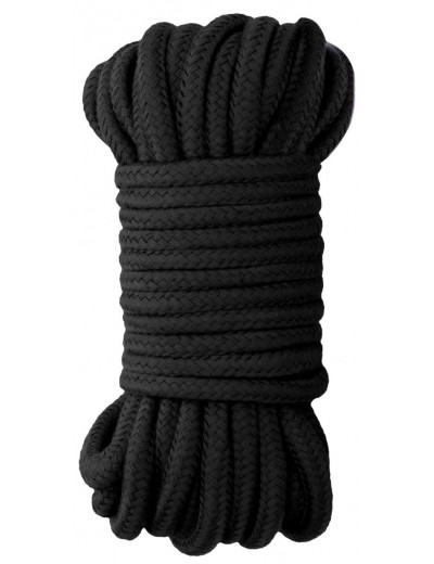 Черная веревка для бондажа Japanese Rope - 10 м.