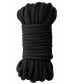 Черная веревка для бондажа Japanese Rope - 10 м.