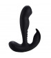 Черный вибростимулятор простаты Anal Vibrating Prostate Stimulator with Rolling - 13,3 см.