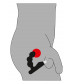 Стимулятор простаты с вибрацией Rebel Bead-shaped Prostate Stimulator