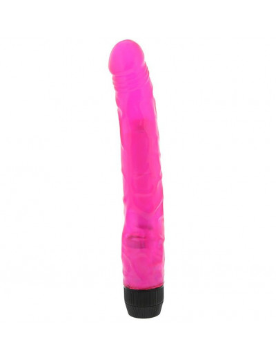 Розовый мультискоростной вибратор PINK POPSICLE 8.5 PINK VIBRATOR - 21,6 см.