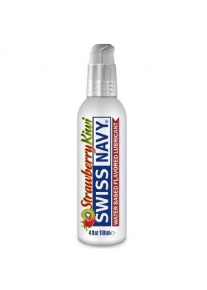 Лубрикант Swiss Navy Strawberry Kiwi Lube с ароматом клубники и киви - 118 мл.