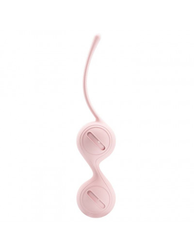 Нежно-розовые вагинальные шарики на сцепке Kegel Tighten Up I