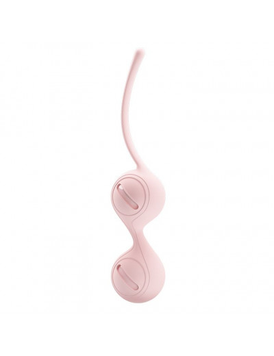 Нежно-розовые вагинальные шарики на сцепке Kegel Tighten Up I