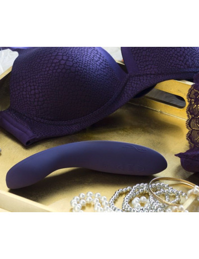 Фиолетовый вибромассажёр We Vibe Rave Purple - 19,3 см.