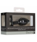 Черная анальная пробка Diamond Butt Plug With Handle - 7,7 см.